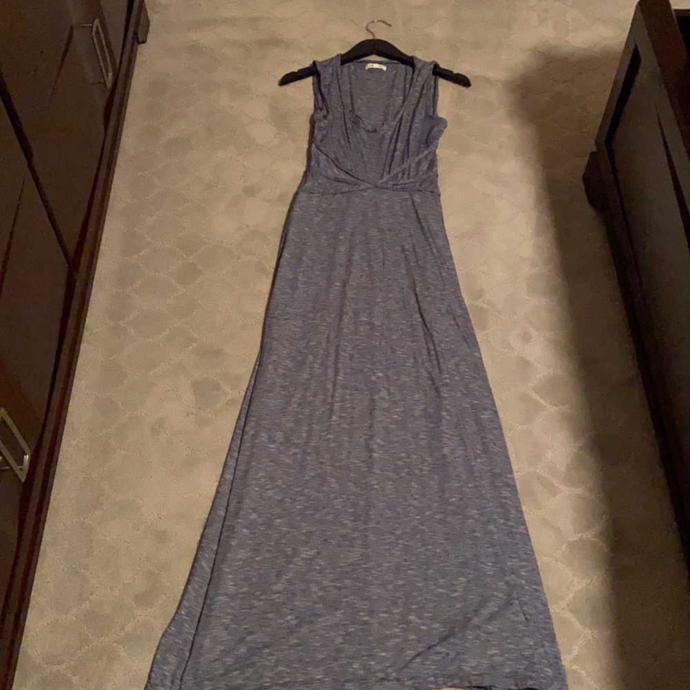 Blue maxi dress